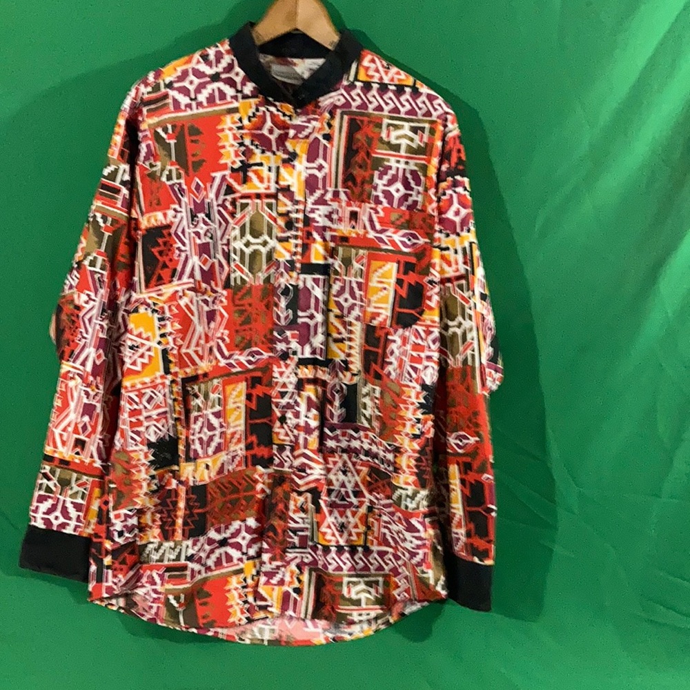 Cowboys only M western vintage button down
